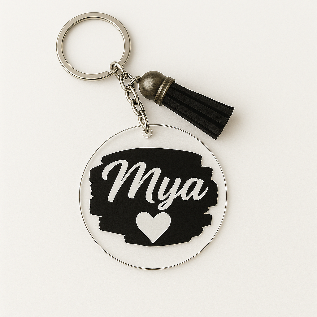 Custom Acrylic Name Keychains