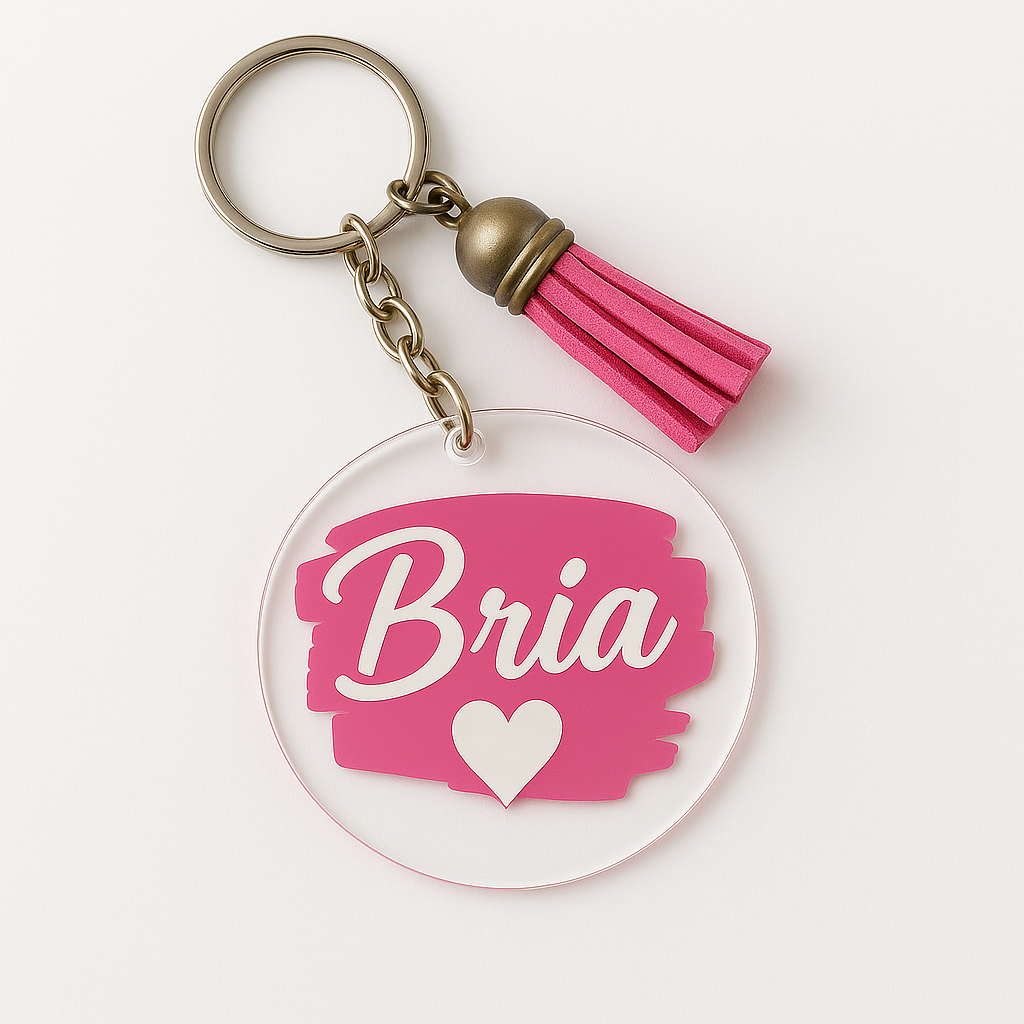 Custom Acrylic Name Keychains