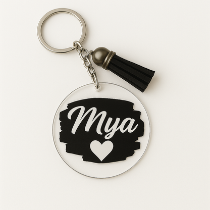 Custom Acrylic Name Keychains